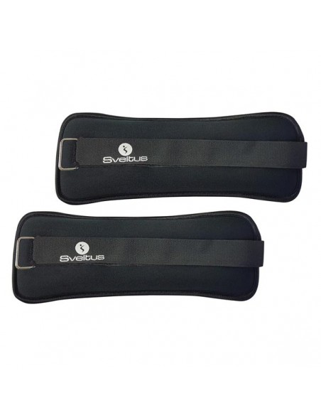 Muñequeras Tobilleras Lastradas Sveltus Weighted Cuffs 0960 Neopreno 500g Par