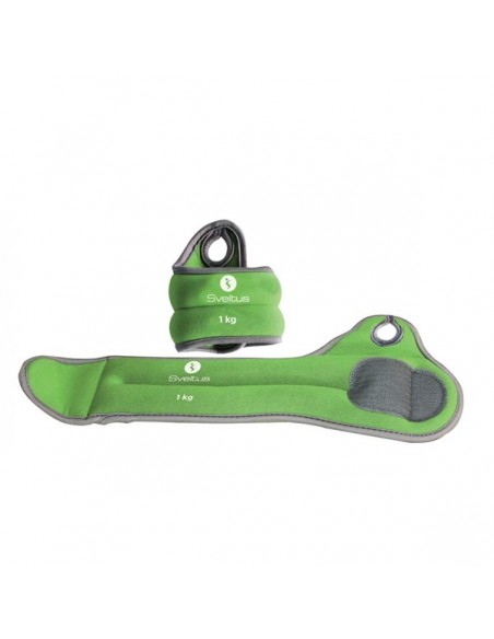 Muñequeras Lastradas Sveltus Weighted Wrist 0965 1kg Par