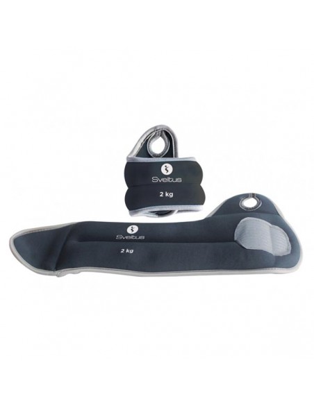Muñequeras Lastradas Sveltus Weighted Wrist 0966 2kg Par