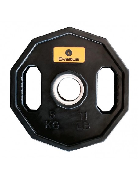 Disco Olímpico Hexagonal Sveltus 3832 5kg unidad