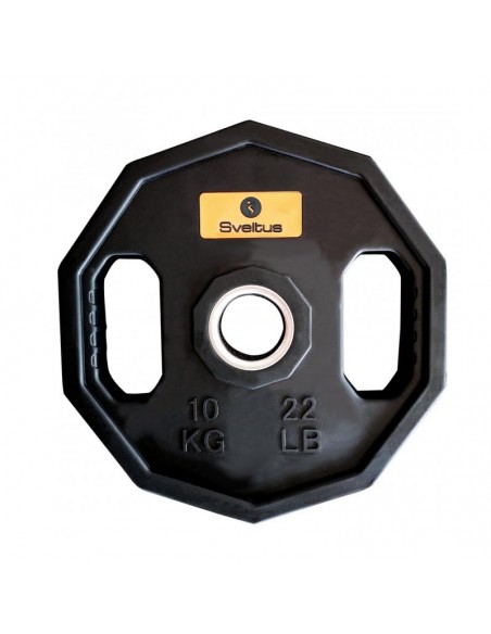 Disco Olímpico Hexagonal Sveltus 3833 10kg unidad