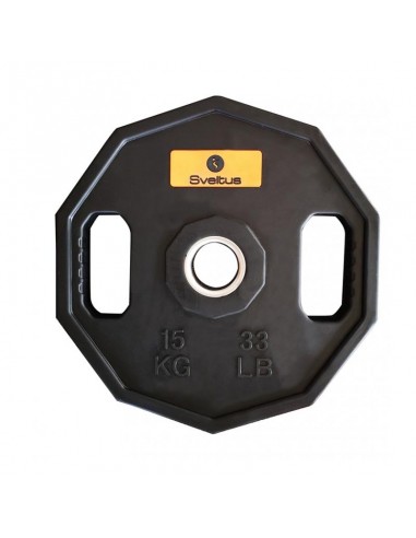 Disco Olímpico Hexagonal Sveltus 3834 15kg unidad