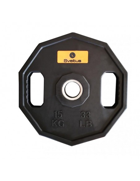 Disco Olímpico Hexagonal Sveltus 3834 15kg unidad