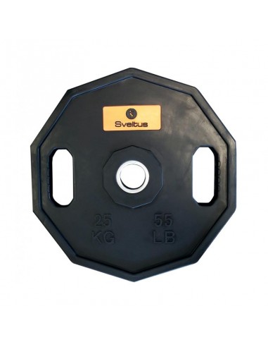 Disco Olímpico Hexagonal Sveltus 3836 25kg unidad