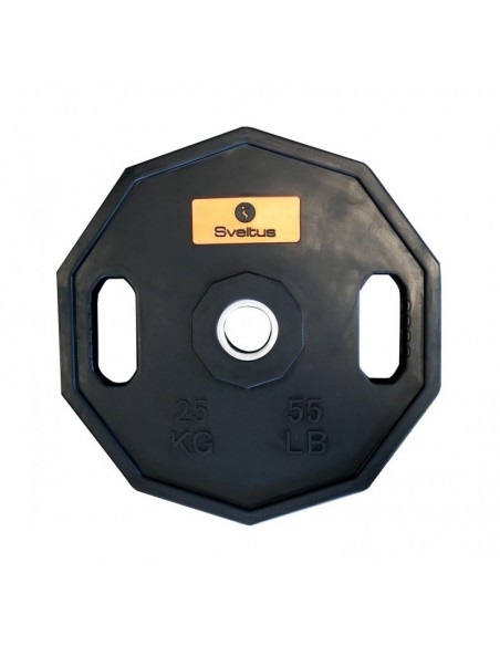 Disco Olímpico Hexagonal Sveltus 3836 25kg unidad