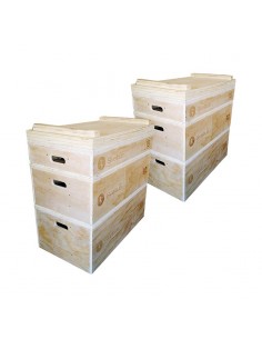 Set Wood Jerk Blocks Sveltus 4603