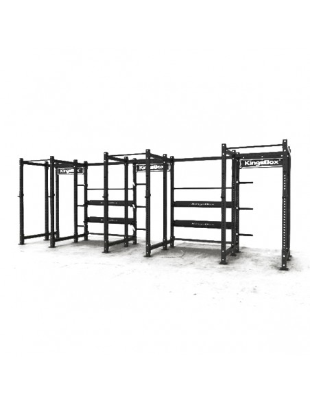 Triple Mighty Power Rack CX-37 With Storage Kingsbox KB04MI-047