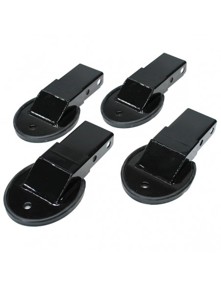 Set de Pies Footplate para Olympic Bench1-1/2" x 3" Powertec WB-FPA13OB Set de 4