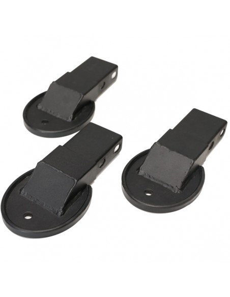 Pies Footplates for Leversystem LS 1 1-2" X 3"  Powertec WB-FPA20LS Set de 3