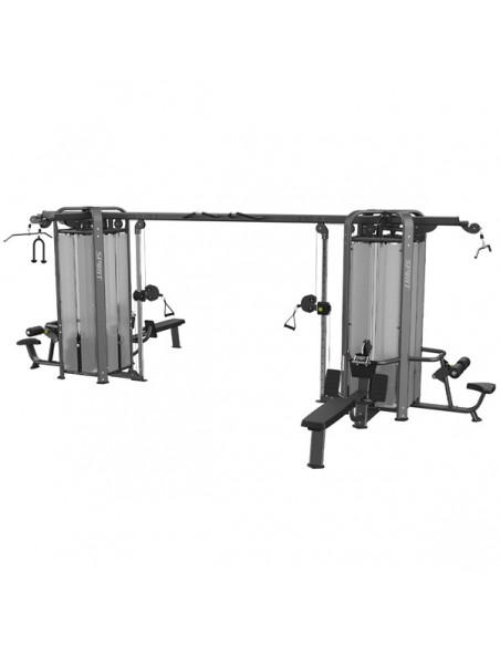 Multiestación Jungle 8 Puestos con Puente Spirit Fitness SP-9568