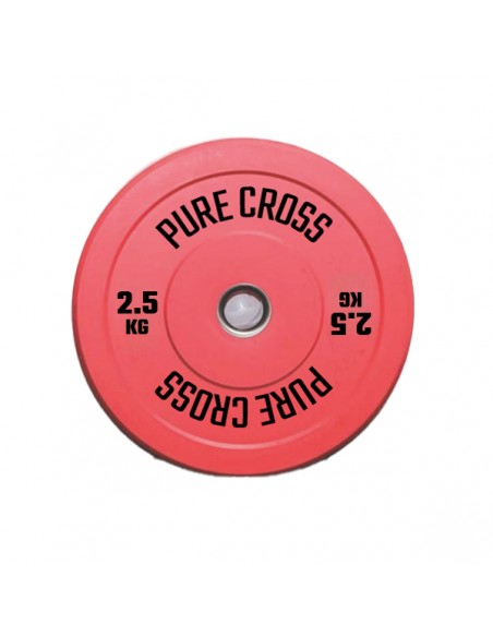 Disco Fraccional Color Pure Cross CROSS112-2.5 2.5kg Rojo